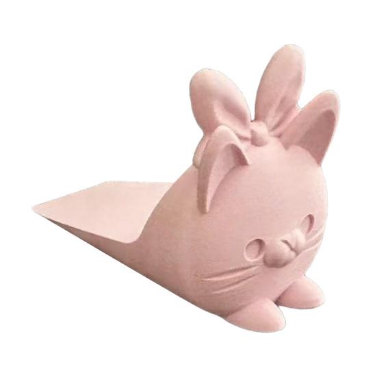 3D Printed Door Stoppers, Cute Cat Door Stopper Wedge, Thick Stable Non-Slip Windproof Anti-Collision Doorstop for Home Floor Desktop Ornament
