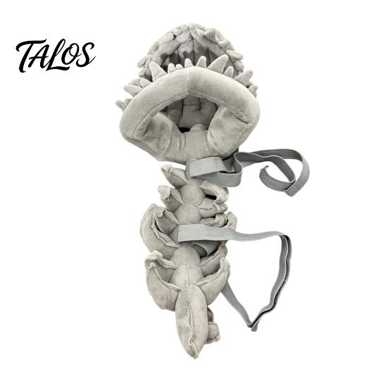 Cute Dinosaur Skull Hat for Dogs Skeleton Pet Costume, Plush Dog Cat Outfit with 3D Creative Clothing Festivals Spine And Tail, Halloween Party