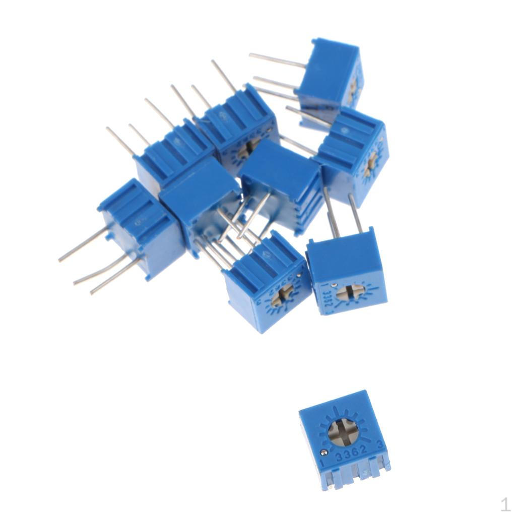 10 Pieces 3362P Potentiometer 3362 10K