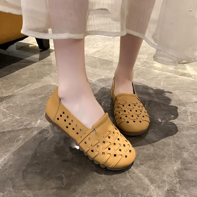 Fashion 2025 Summer New Soft Sole Single Shoes Casual Flat Sandals for Women