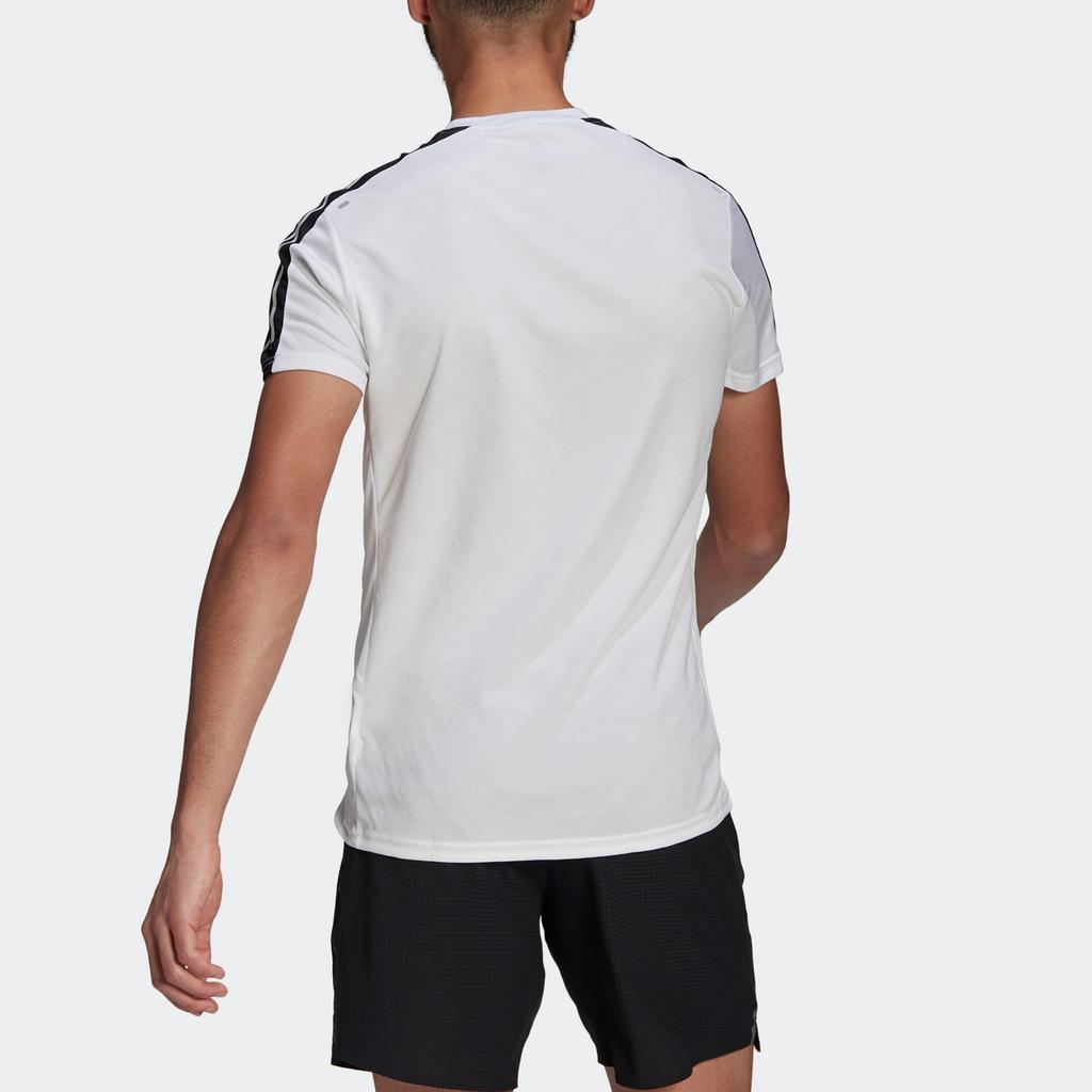 Adidas Running T Shirts Men's White Crew Neck Moderate Other GM1596