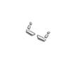 Car Inner Seat Adjust Button Sticker 2012-2016 For Benz ML GL Trim Matte Silver