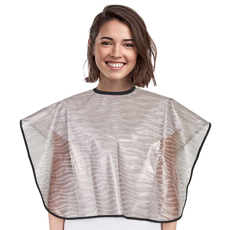 

Waterproof Barbershop Hairdressing Cape Hair Coloring Wraps for Haircut Dyeing Shampoo Shawl Cloth Barber Hairdressing Cape серый