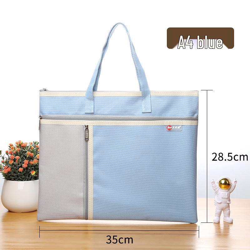 

Korean Style Multi-layer Art Portfolio Bag with 8 Pockets, 4 Sketch Pad Slots, and Handheld Design