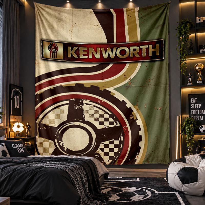 Wall Hanging Tapestry Kenworth Print Cloth for Living Room Bedroom Home Decor
