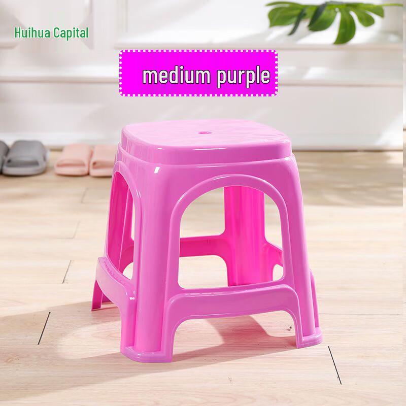 HUIHUADU Thickened Anti-Slip Plastic Stool