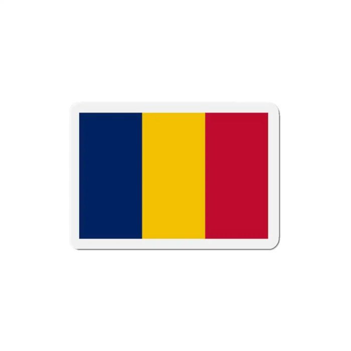 Imán Bandera Chad - Multicolor - 7 cm - 50 piezas - Resina sintética - Mixto