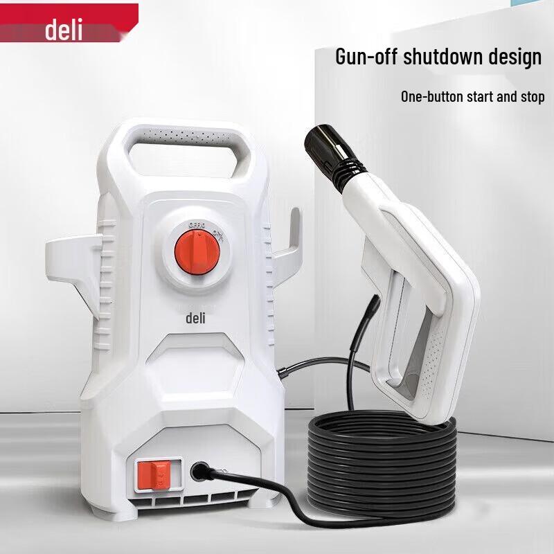 Deli 1200W Portable High-Pressure Car Washer CN plug (adapter included)