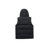 Anta Zippered Down Hooded Loose Vest Men Vests Black 152147901-2