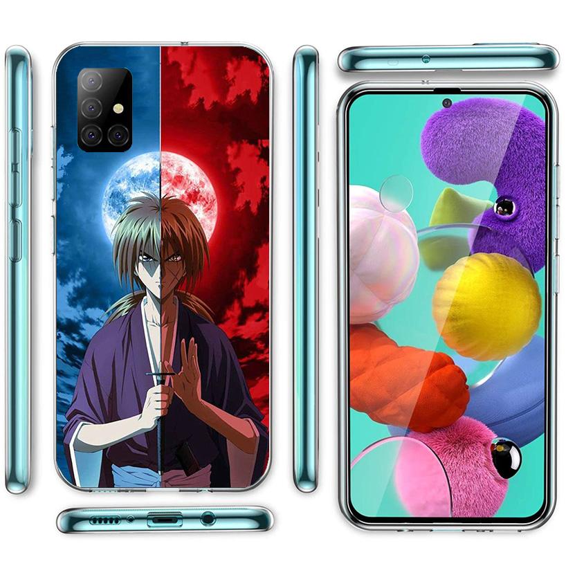 Rurouni Kenshin Anime Phone Case For Samsung Galaxy A52 A32 A22 A12 A51 A31 A50S A30S A20S A10S Note 20 Ultra 10 Plus S10 A72 A7