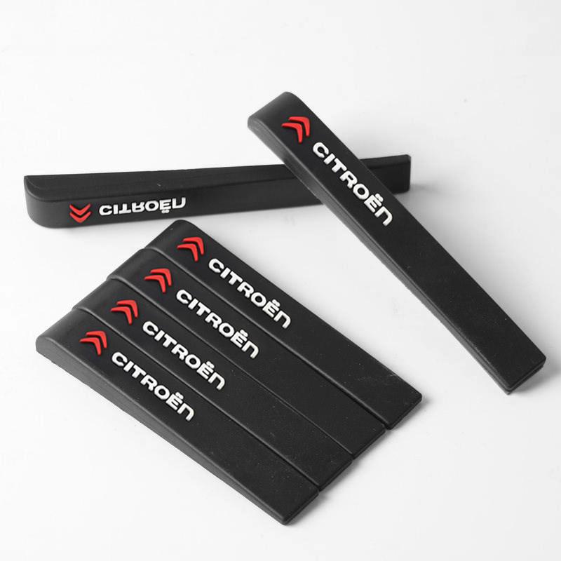 

6Pcs Rubber Anti-Collision Strip Car Bumper Buffer Stickers For Citroen C5X e-C4 X e-C3 C4 C3 C5 AIRCROSS C-Elysee C-Crosser C1
