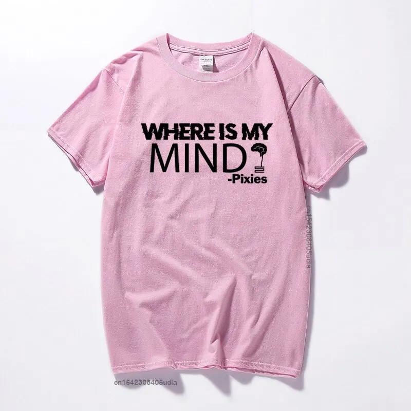 

Pixies Where Is My Mind T-Shirt Music Song Rock Band Festival Tour Unisex Tee New Summer Top Cotton T Shirt Men Euro Size 4XL