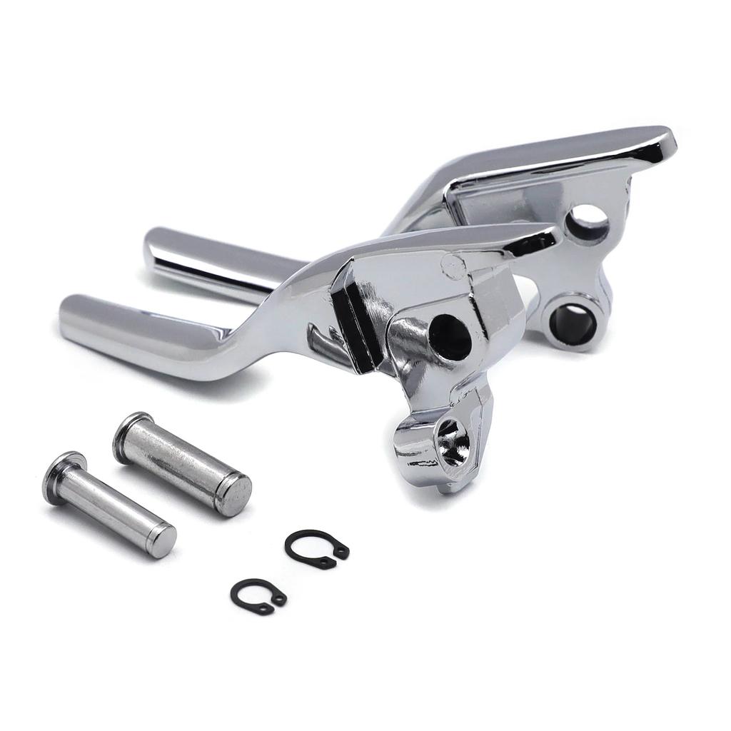 Brake Clutch Hand Lever For Harley Davidson 08-13 Touring 2014-Later FLHR and FLHRC Chrome/Black Motorcycle Parts