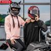 Unisex Motorcycle Riding Hoodie Jacket Fall Winter Thermal Protective Outerwear Scooter Bike Riders