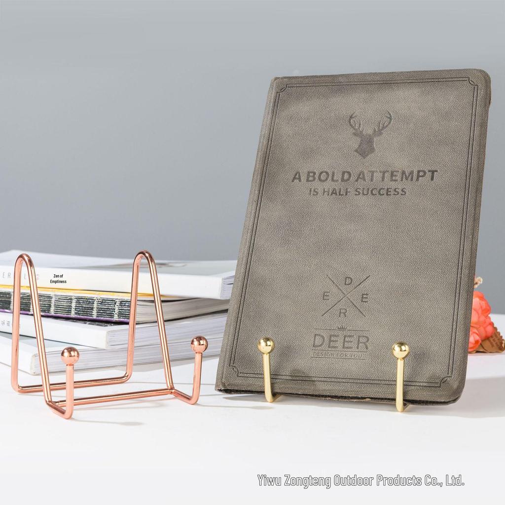 Rose Gold Nordic Iron Stand for Award or Photo Plates