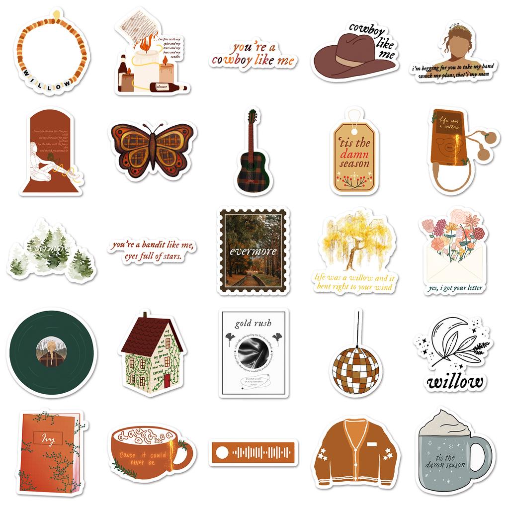 Fun Sticker Pack For Water Bottles, Luggage, Laptop, And Phone Case Decoratio