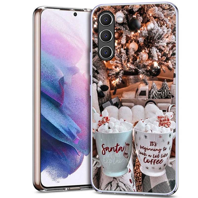 

Winter Coffee Christmas Phone Case for Samsung A54 A14 A24 A34 A17 A37 A57 A55 A35 A25 A15 A13 A23 A33 A53 A07 A05S A04S A03 A73 Samsung A53