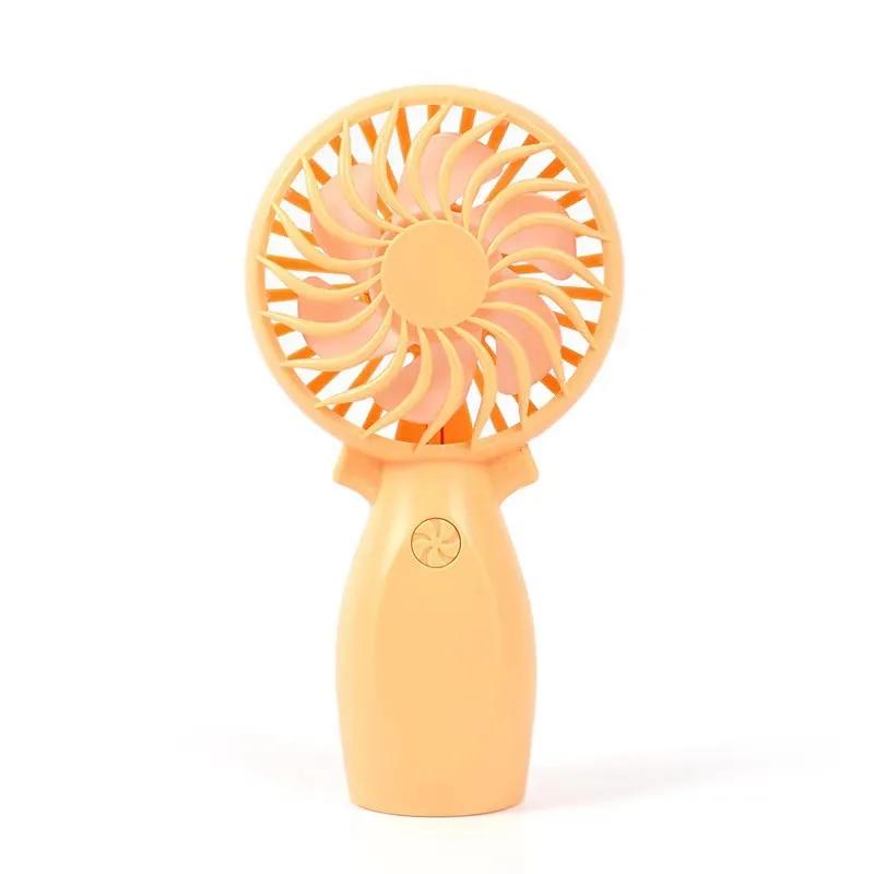 Summer Handheld Mini Fan, Children's Cute Cartoon Watch, Small Fan, USB Charging, Portable Fan, Three Speed with Light Gift