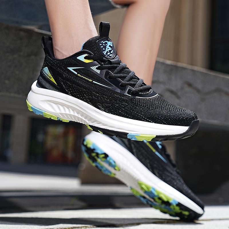 Hot Selling Comfortable Lightweight Sports Shoes Elastic Professional Running Shoes Shock-absorbing Fashionable Walking Shoes