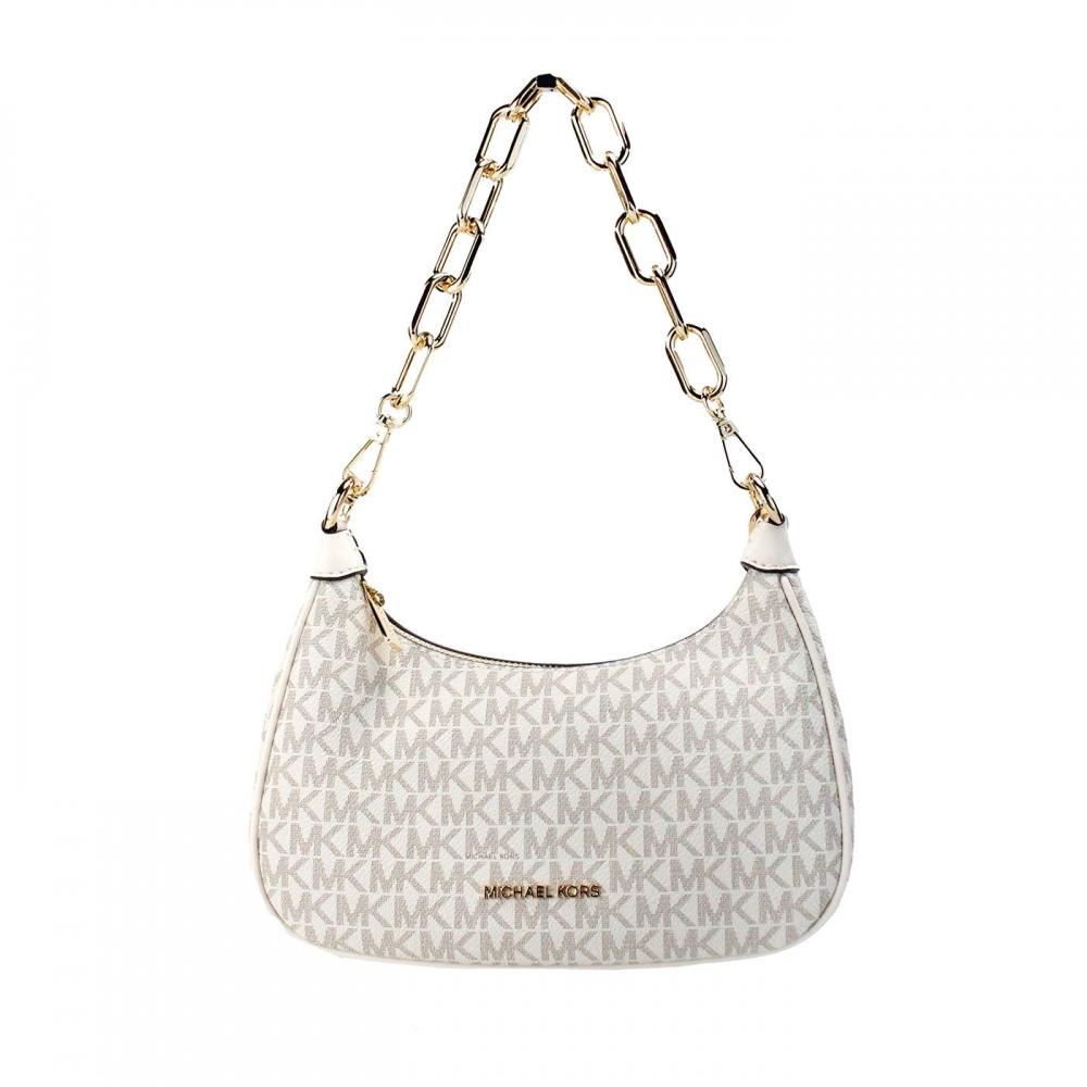 

Michael Kors Cora Medium Signature Женская сумка через плечо на молнии из ПВХ, мульти
