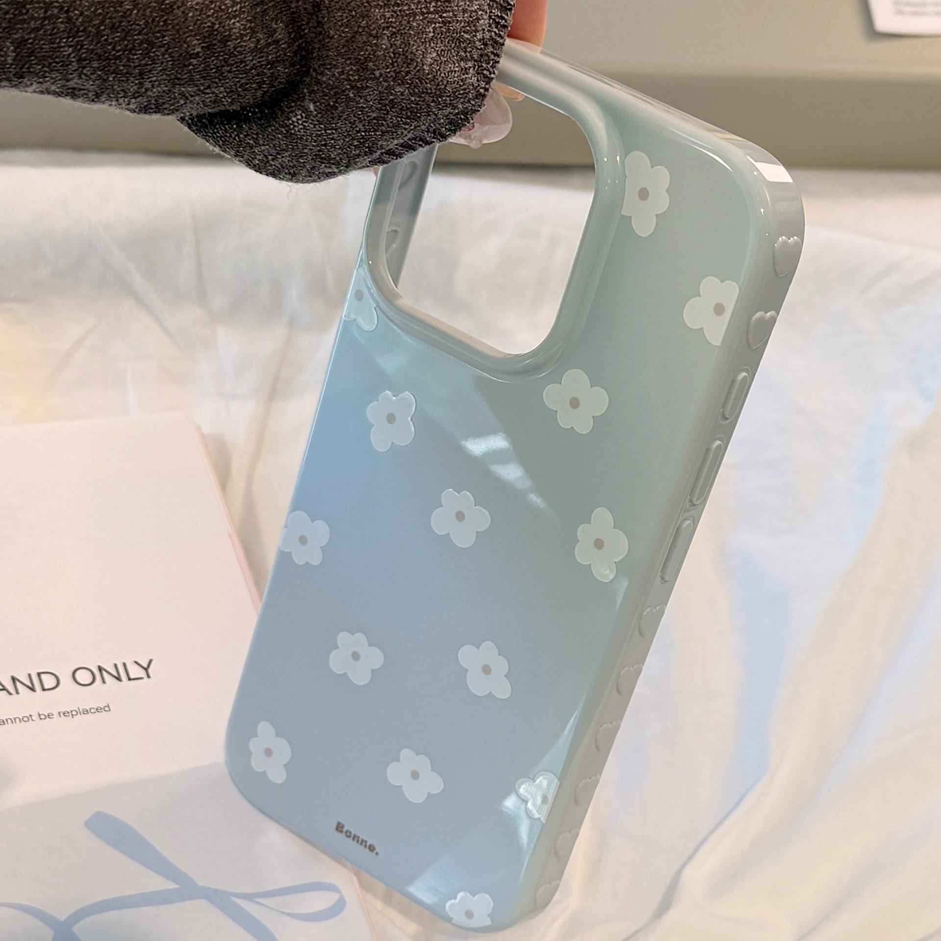 

White Tea Flower for Apple 16 Phone Case for IPhone17promax for 15 Gentle Fresh 12 Silicone Soft 13 12/12pro