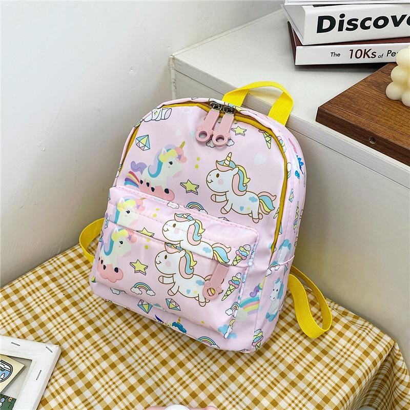 Cute Nylon School Backpack For Elementary Kids With Durable And Breathable Features