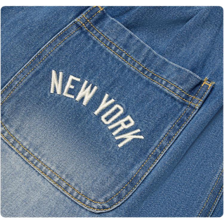 New Era SS26 MLB Sports Casual Street Fashion Simple Denim Shorts Unisex shorts 14905096