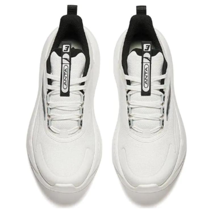 Anta Fruit Candy Jump Rope Fitness Commuting Breathable Lightweight Rebound Low Top Running Shoes Men sneaker Black White 912427701Q-2