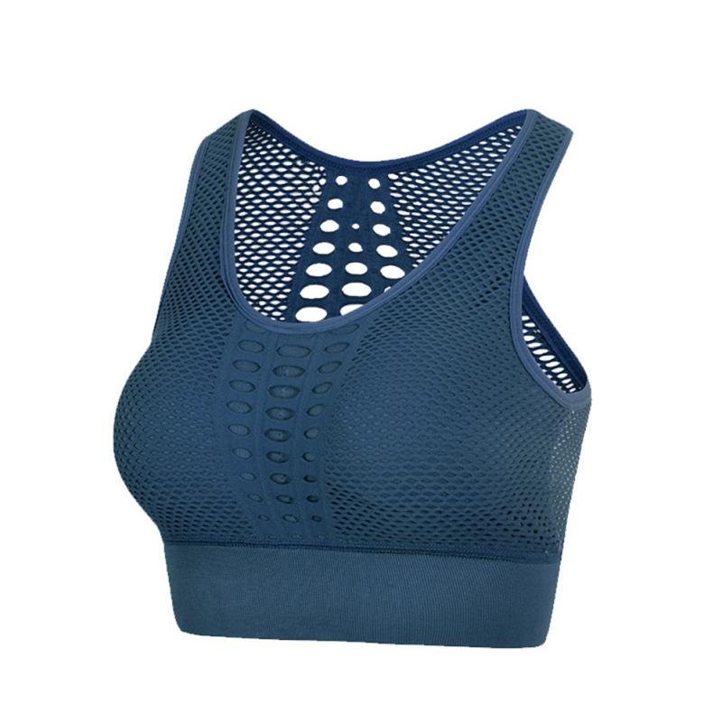 Soutien-gorge de sport mode femme dos creux anti-choc gilet yoga course