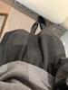 Korean Black Wool Blend A-Line High Waist Skirt for Women - Autumn/Winter