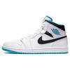 Air 1 Mid Laser Blue Men Sneakers White Black 554724-141