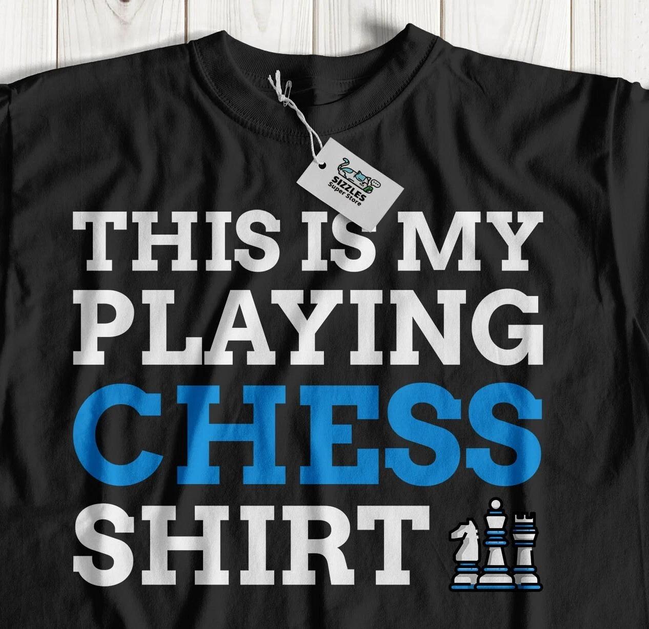 This Is My Playing Chess T-Shirt Grandmaster Chess Board Gifts L