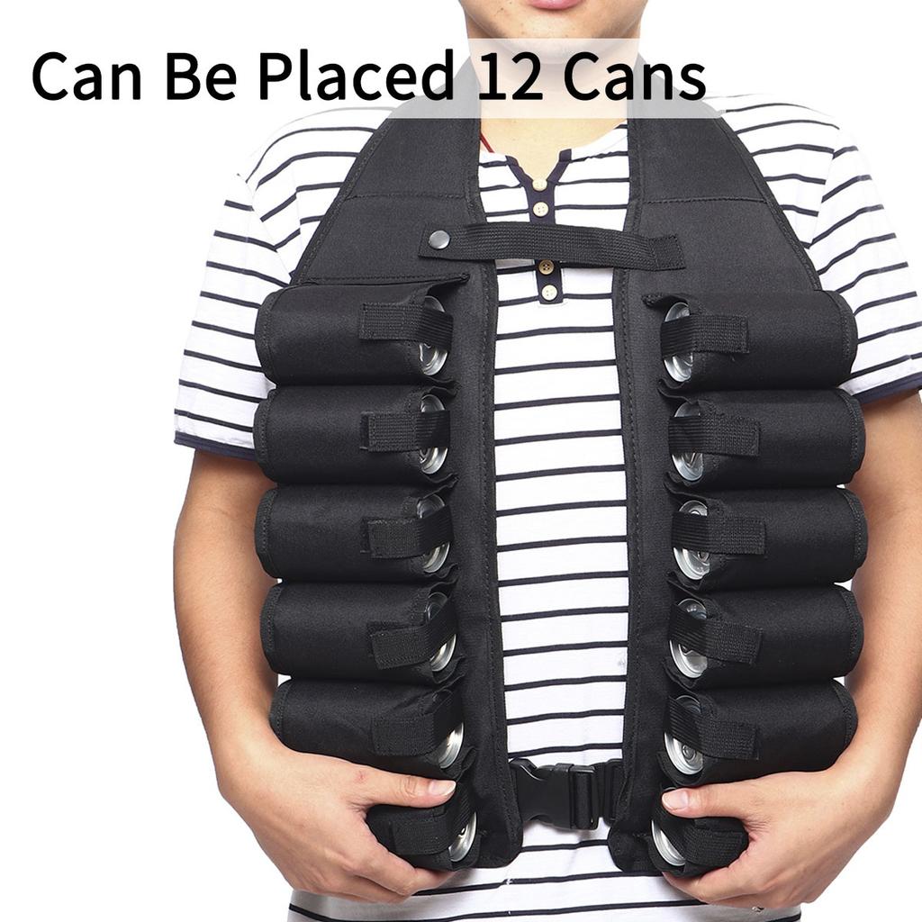 Outdoor-Klettern, Camping, Wandern, 12er-Pack Holster, tragbare Flaschen-Taille, Bier-Gürteltasche, praktische Weinflaschen, Getränkedosenhalter-Tasche