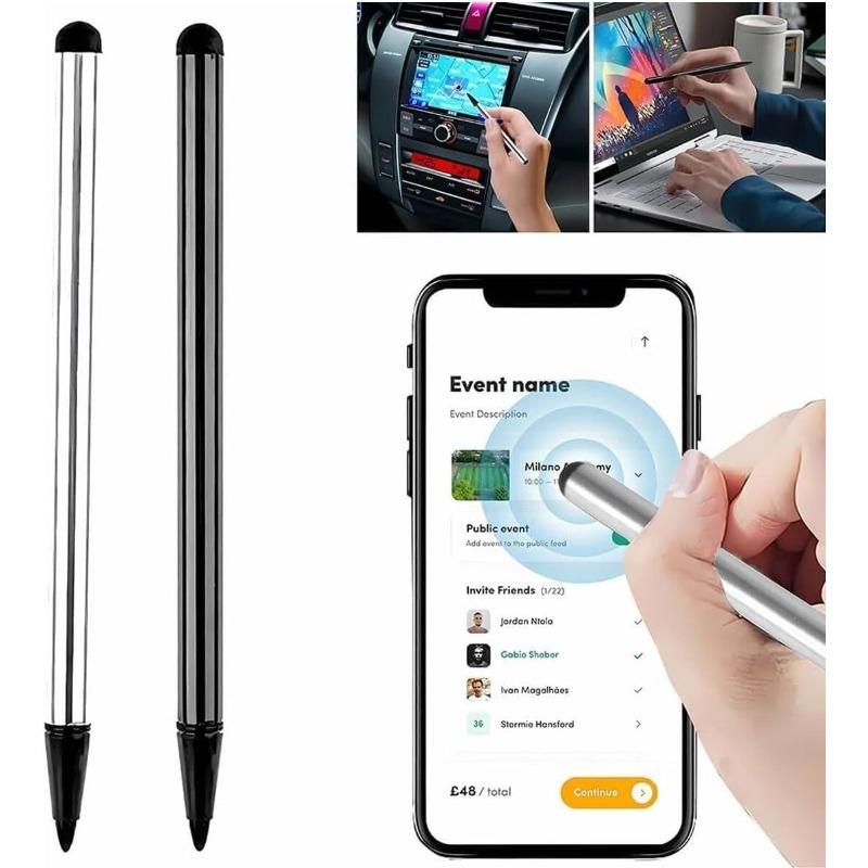 Universal Capacitive/Resistive Stylus Pen for IPhone IPad Samsung Smart Phone Tablet Touchscreen Stylus Pens Rubber Pen