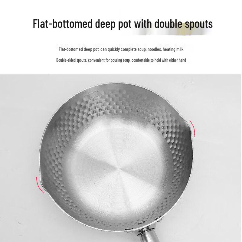 YOSHIDASHO 20cm 3-Layer Stainless Steel Non-stick Pot & Steamer Set