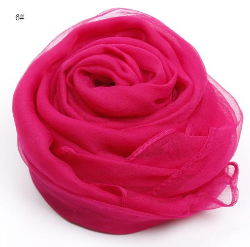 100x170cm Women 100% Natural Silk Scarf Shawl Female Pure Silk Scarves Wraps Solid Color Plus Size Shawls Long Beach Cover-ups