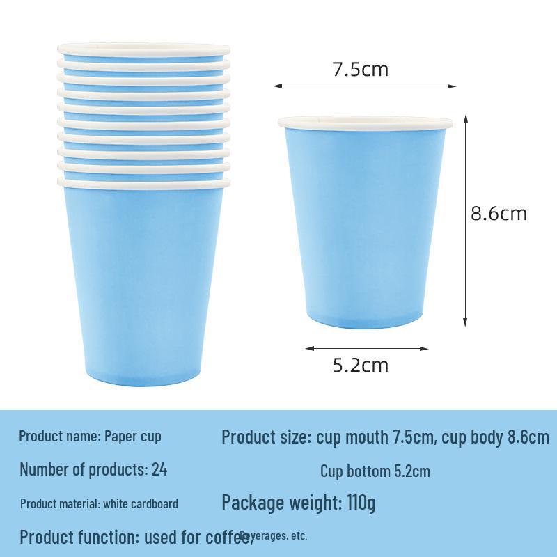 Solid Color Tableware Set: Light Blue Plates, Cups, Napkins & Tablecloth - Disposable Party Supplies