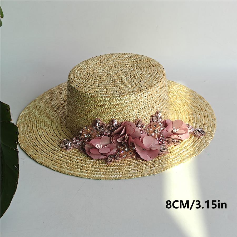 Cappello Estivo in Paglia Naturale Jazz Oversize Cappello Parasole Estivo Cappello da Sole per Uomo e Donna Cappello da Pesca