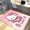 1pc Hello Kitty Pink Plush Toy with Heart Print Rug - Cute Office Desk Mat, Outdoor Rug, Gift Ideaz109