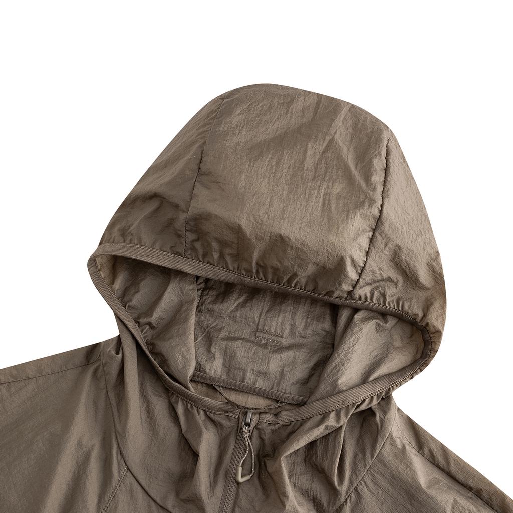 Anta Outdoor Camping Woven Sports Jacket Summer Thin Coat Men Tops Earth-Brown 152626615-5