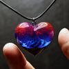 DIY Epoxy Resin Casting Molds Pendant Resin Molds, Including Heart & Round-Shaped Silicone Mold for Jewelry Making