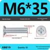 GB819 Zinc-Plated Carbon Steel Phillips Countersunk Screws: M2-M10