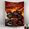 Yamaha YZF R1 Red Motorcycle Flame Bike Fans Wall Hanging Tapestry for Bedroom Wall Decor
