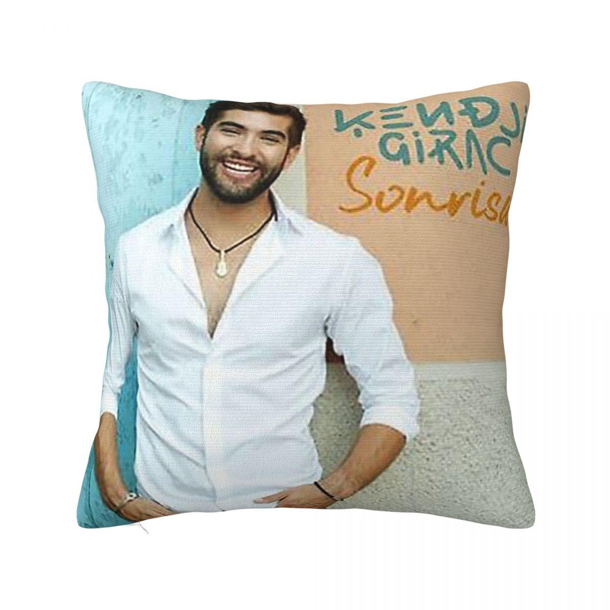 Kendji Girac Gitano Square Pillowcase Pillow Cover Polyester Cushion Decor Comfort Throw Pillow for Home Bedroom 30x30 cm 12x12 in