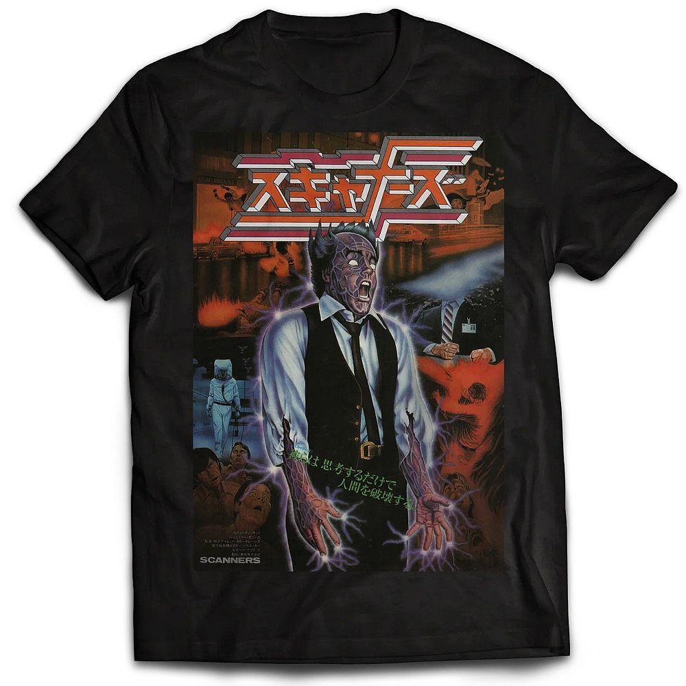 Scanners Japanese Poster T-Shirt through 5X XL