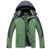Men's Winter Windproof Fleece-Lined Cotton Jacket - Thickened Outerwear for Outdoor Cold-Weather Protection