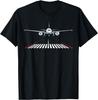 Pilot Aviation Airplane Airport Runway Aircraft Landing Gift Unisex T-Shirt Mens Womens Tees Top