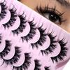 Fluffy Fairy Wet Look Manga Eyelashes Wispy Eyelash Extension Tool False Eyelash  Women Makeup