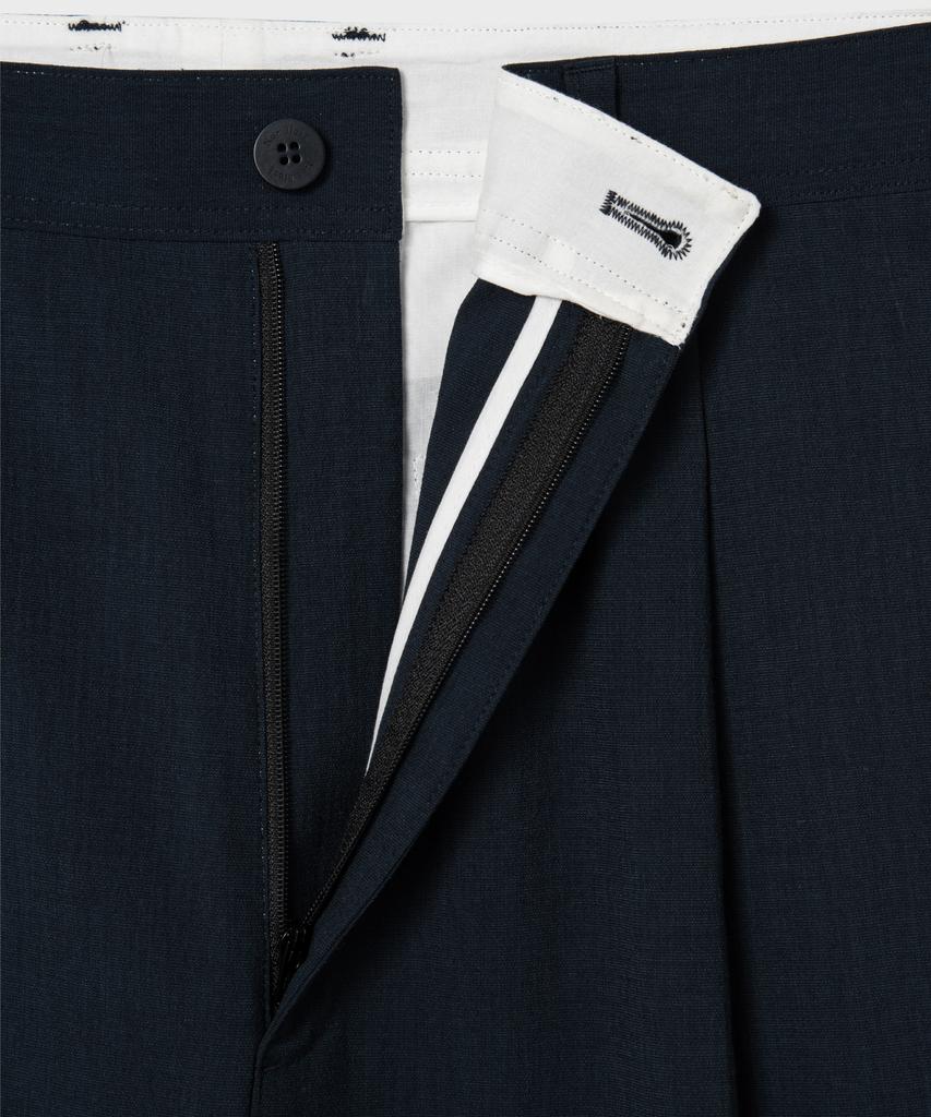 NONBLANK [Summer] Summer Cool Touch Belted Wide Fit Pants_Deep Sea Navy