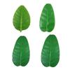 4pcs Multipurpose Banana Leaf Replicas Enhances Any Space with Tropicals Bendables and Practical Party Decoration